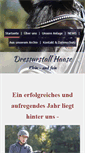 Mobile Screenshot of dressurstall-haase.de