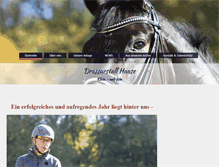 Tablet Screenshot of dressurstall-haase.de